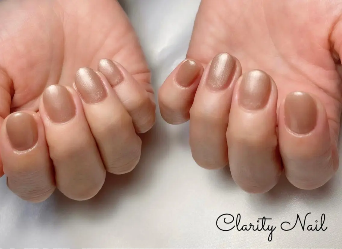 ネイル ワンカラーネイル ハンドネイル Clarity Nailのネイルデザイン