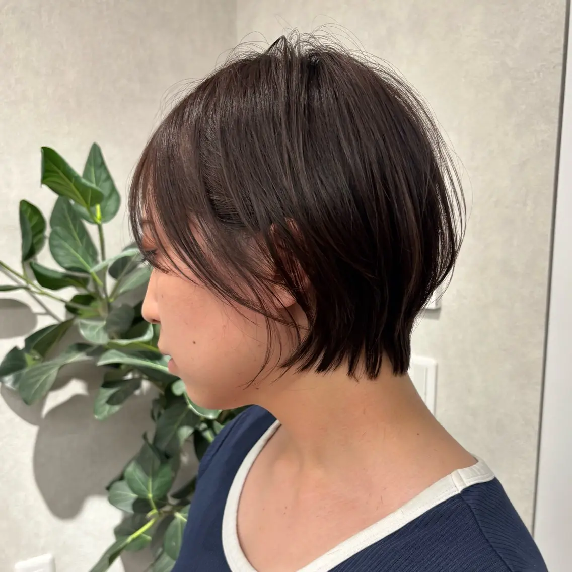 ショート 結べるレイヤーカット /カラー/あさかのヘアスタイル