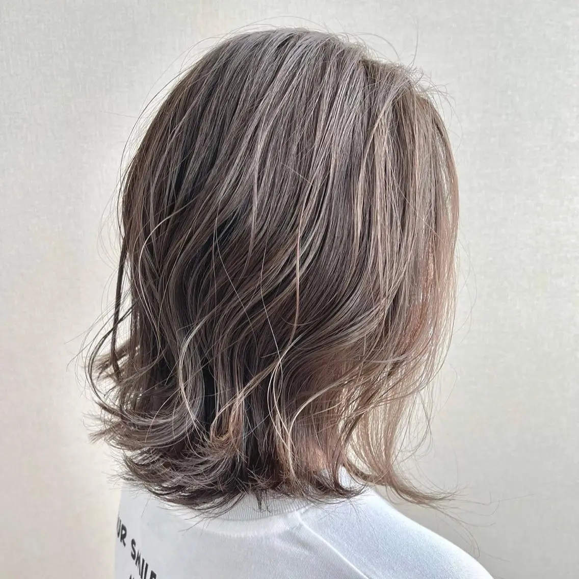 ミディアム ヘアカラー ナチュラル*艶* 蒲生四丁目*山保美月のヘアスタイル