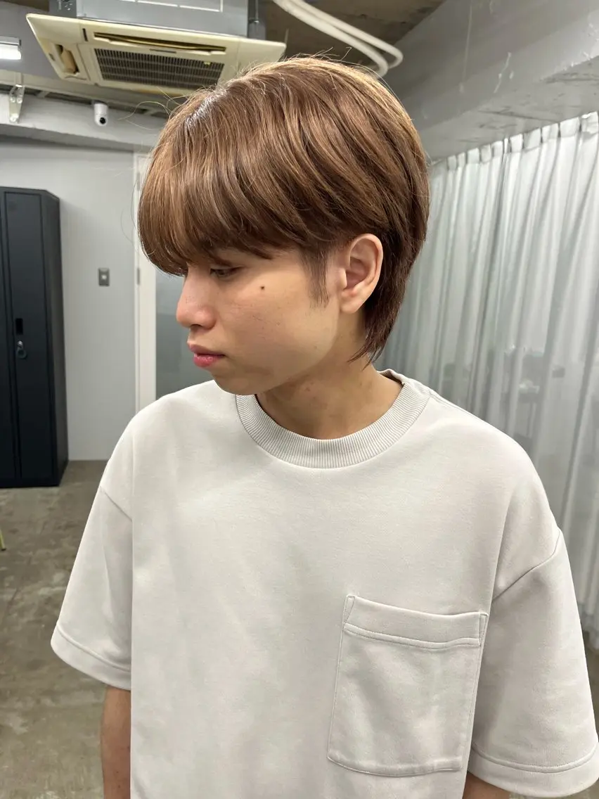 メンズ ヘアカラー ユズユ🍀 ／ダブルカラーのヘアスタイル