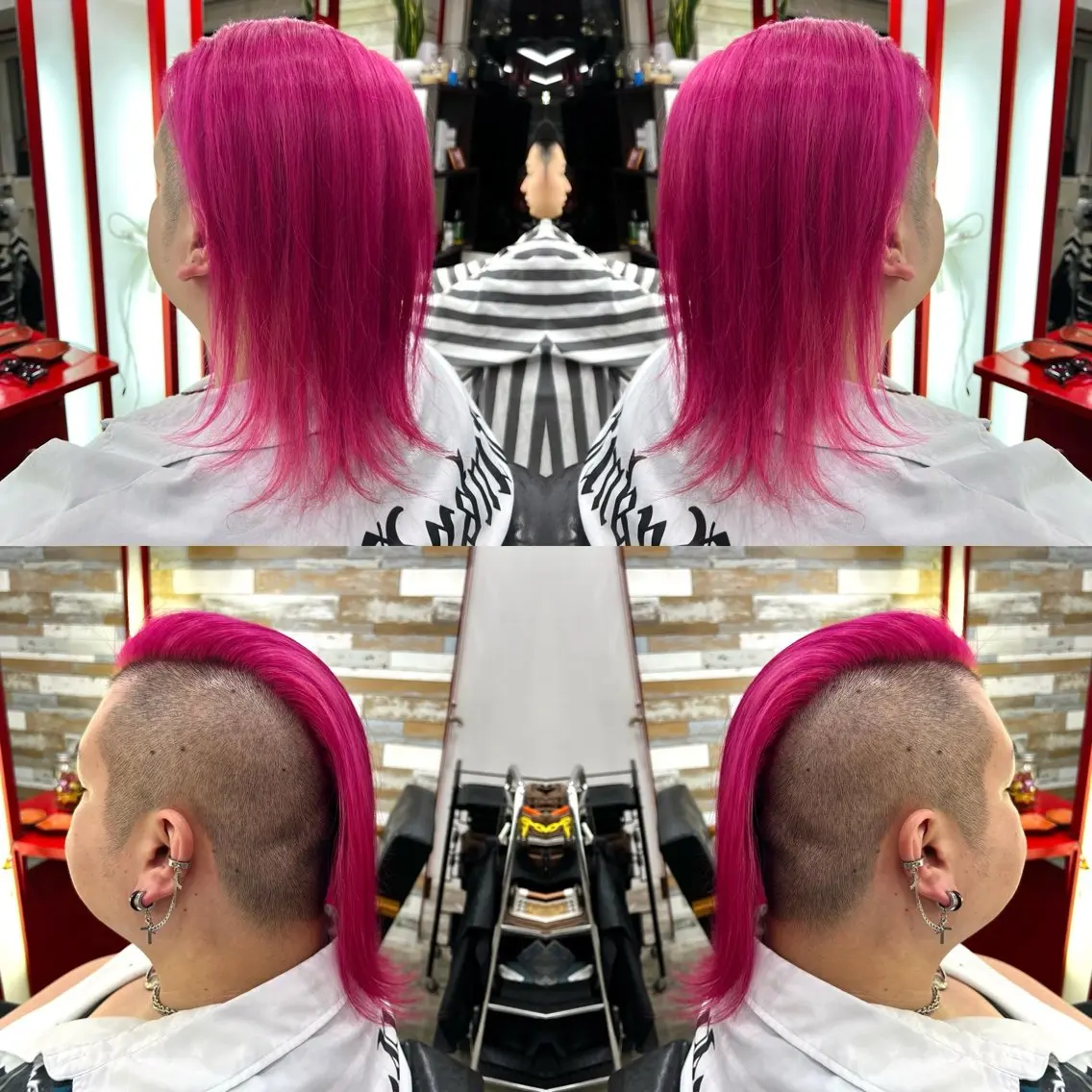 ミディアム カラー メンズ ヘアカラー トリートメント ✨️眉毛、派手髪、 ハイトーンShinの眉毛・アイブロウイメージ