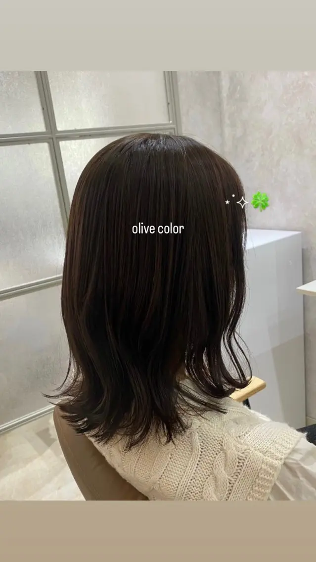 ミディアム カラー ROSSO Rurika🐈‍⬛のヘアスタイル