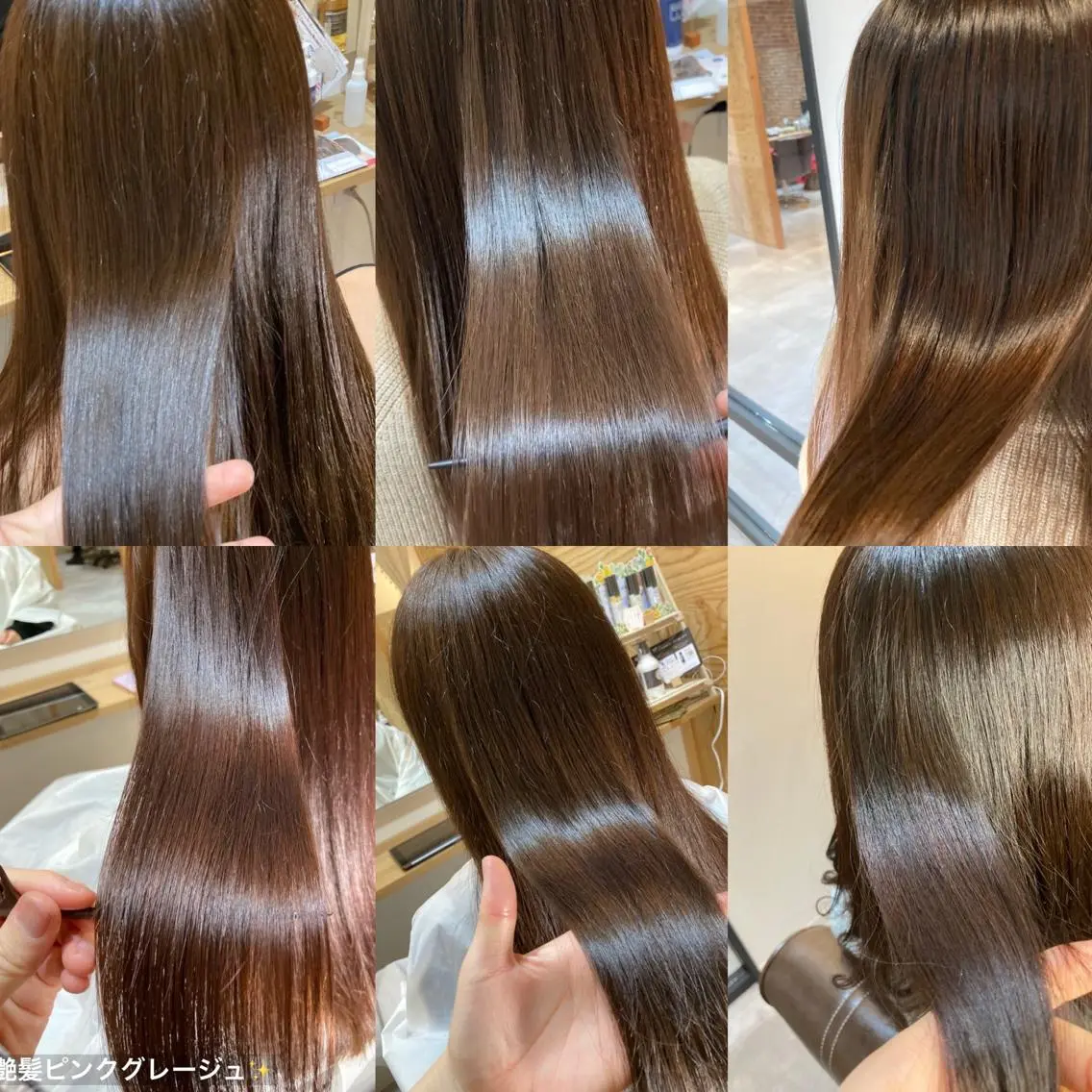 セミロング 髪質改善 矯正マスターKENのヘアスタイル