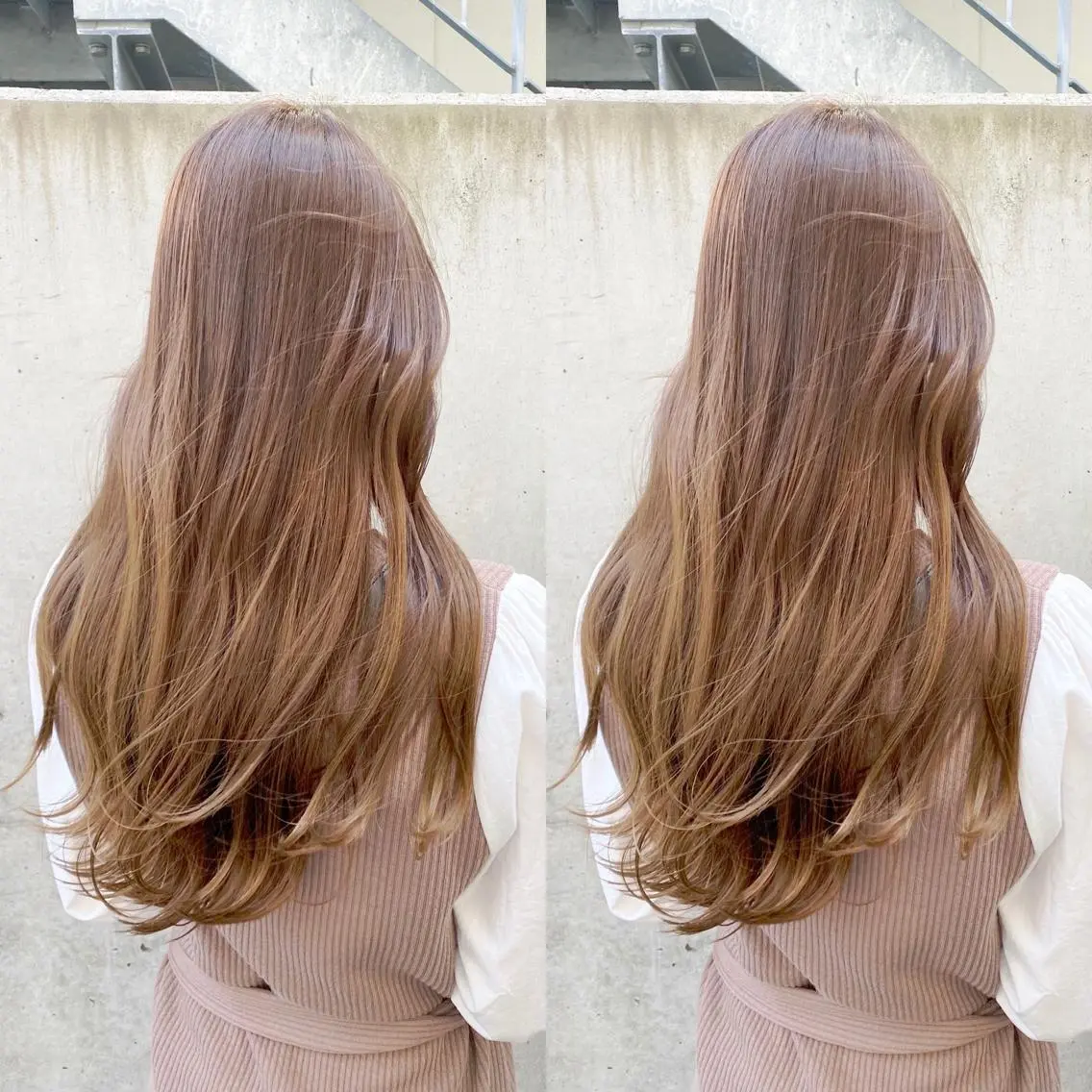 ロング カット ヘアカラー トリートメント レイヤーカット /透明感カラー西田のヘアスタイル