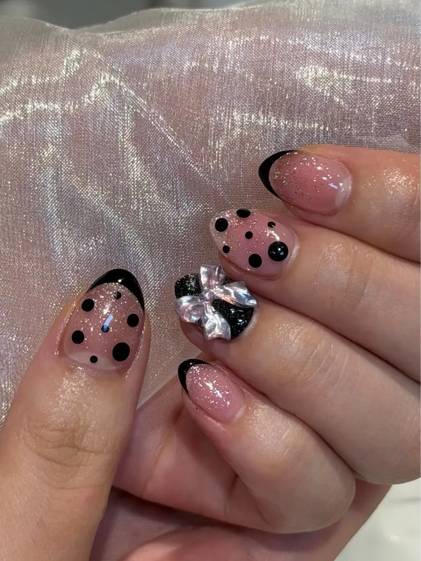 ネイル アートネイル yume 🎀大人ガーリー🎀のネイルデザイン