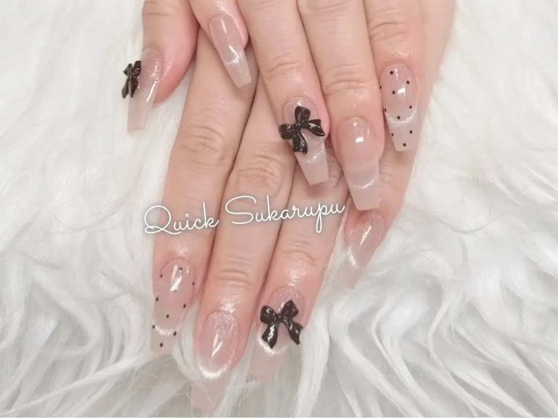 ロング Quick Sukarupuのネイルデザイン