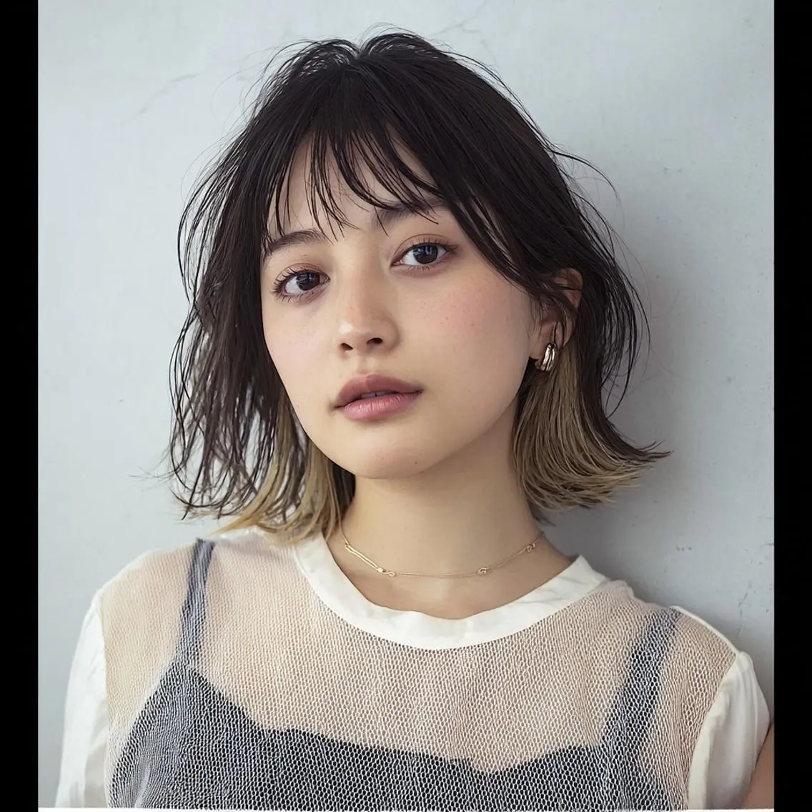 カラー 女性カット🌀 カラー⭐️大坂望心のヘアスタイル