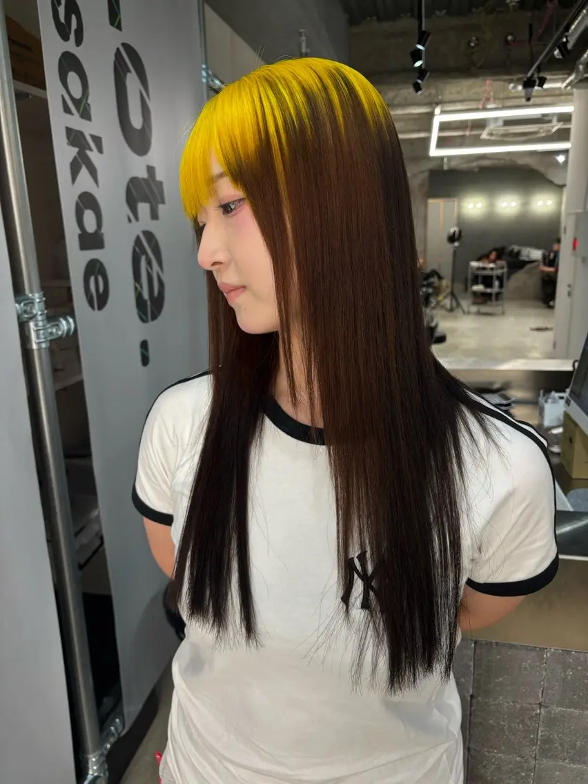 ロング カラー ヘアカラー デザインカラー /rioのヘアスタイル