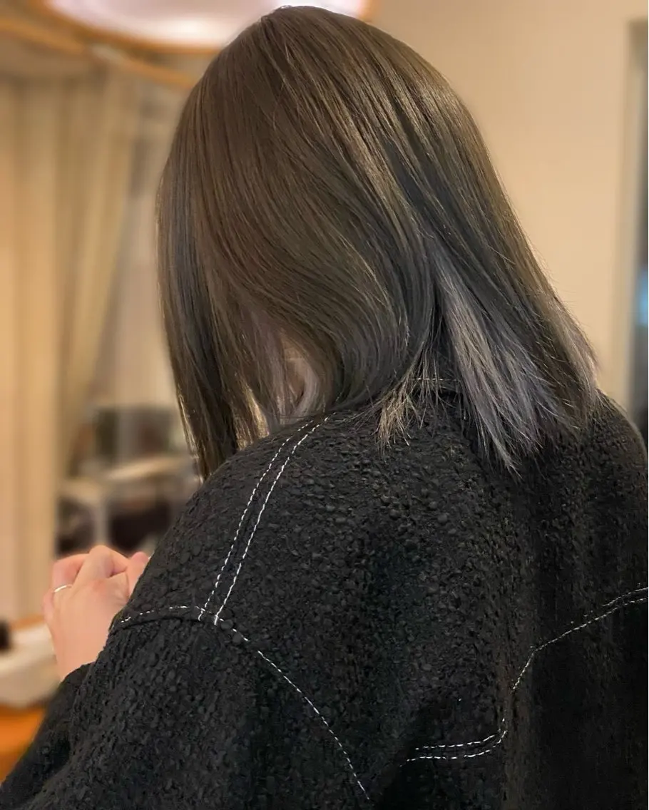 カラー ヘアカラー 💖改善カラー 板倉百花💖のヘアスタイル