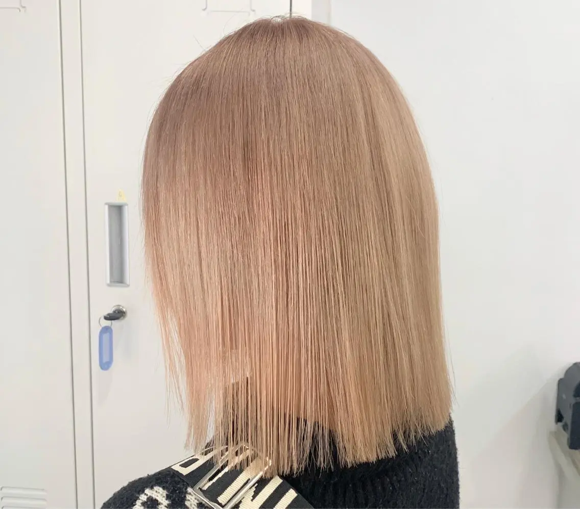 ミディアム カラー カット ヘアカラー トリートメント 赤みゼロ/透明感 カラー🌿KANTAのヘアスタイル