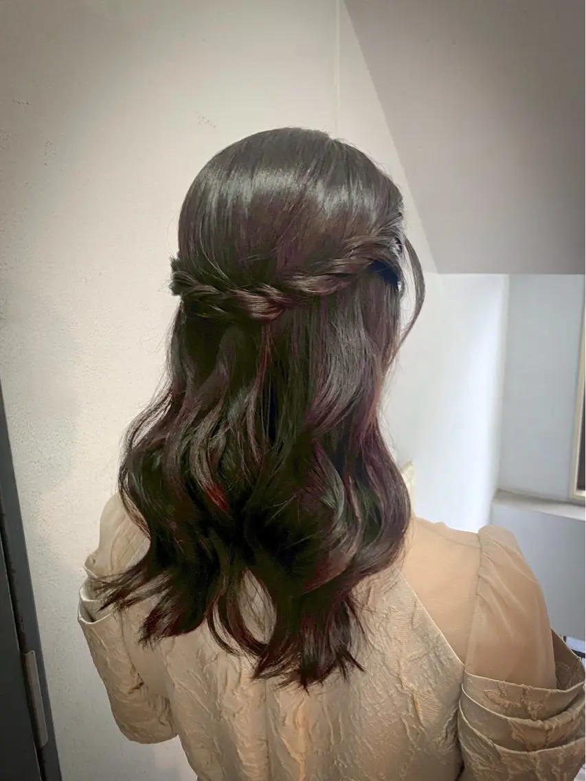 ヘアアレンジ hair make もりした ゆうのヘアスタイル