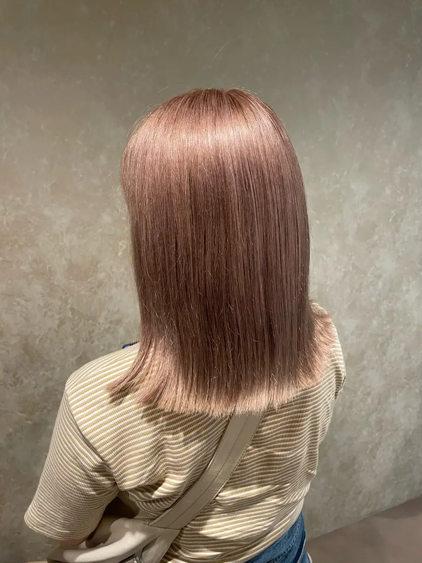 ミディアム ヘアカラー トリートメント MISATO THIRD SHOPのヘアスタイル