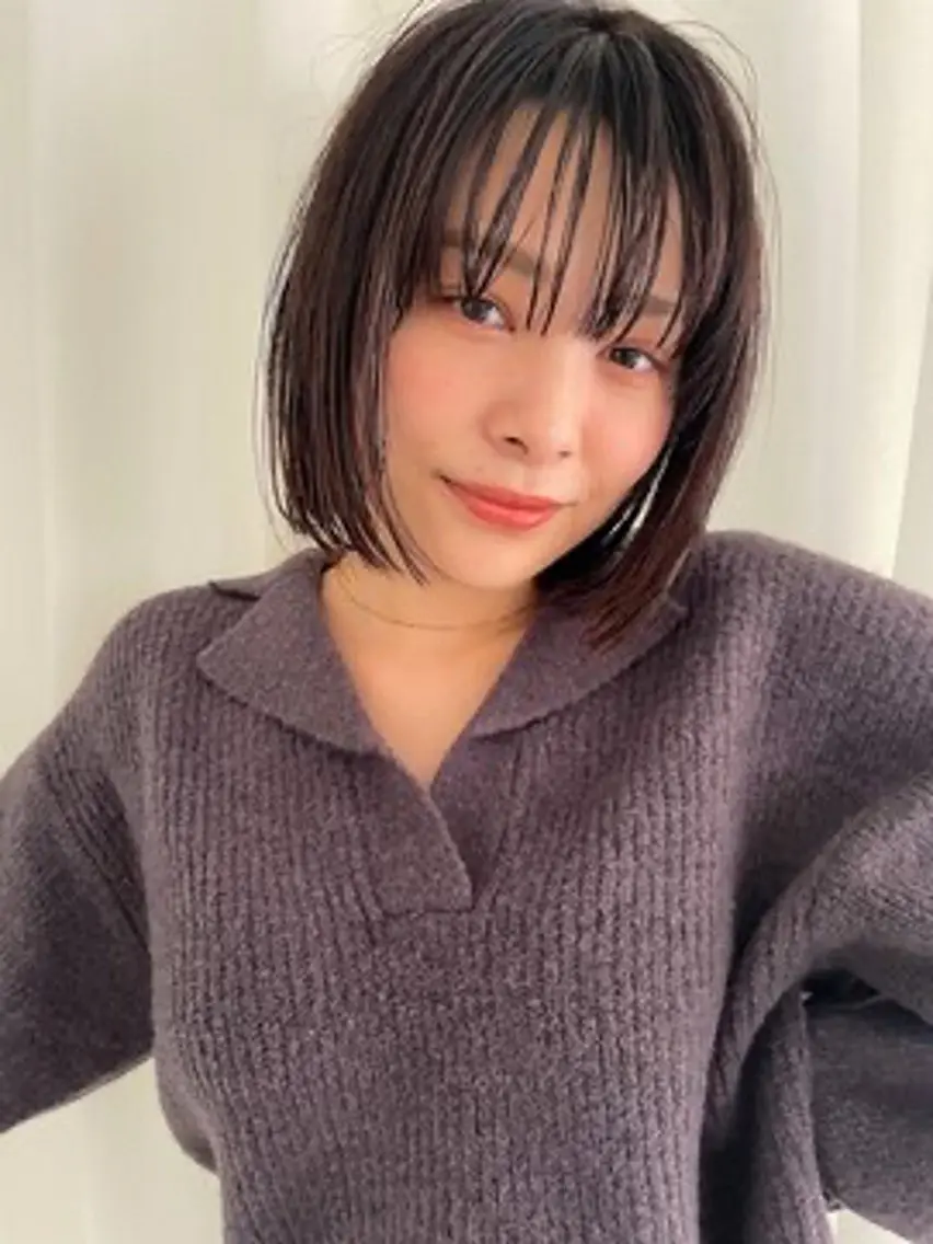 ショート カラー カット トリートメント レディースカット🎀 NANAHAのヘアスタイル