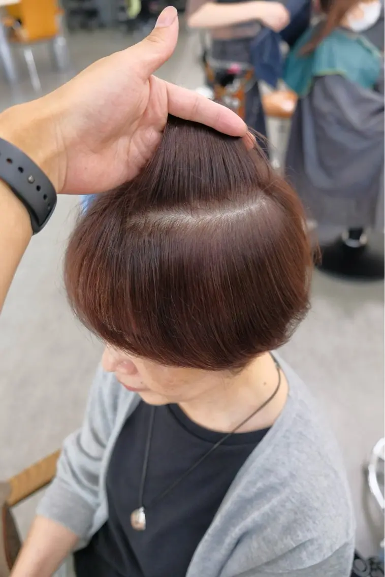 ショート カラー ブラウンカラー ピンクカラー ピンクブラウン ショートヘア カット ヘアカラー トリートメント 満行勝昭【ショート/ 白髪ぼかし】のヘアスタイル