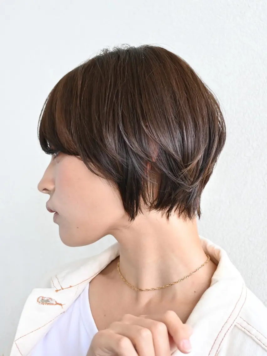 オーガニックカラー+カット+3stepトリートメントの写真