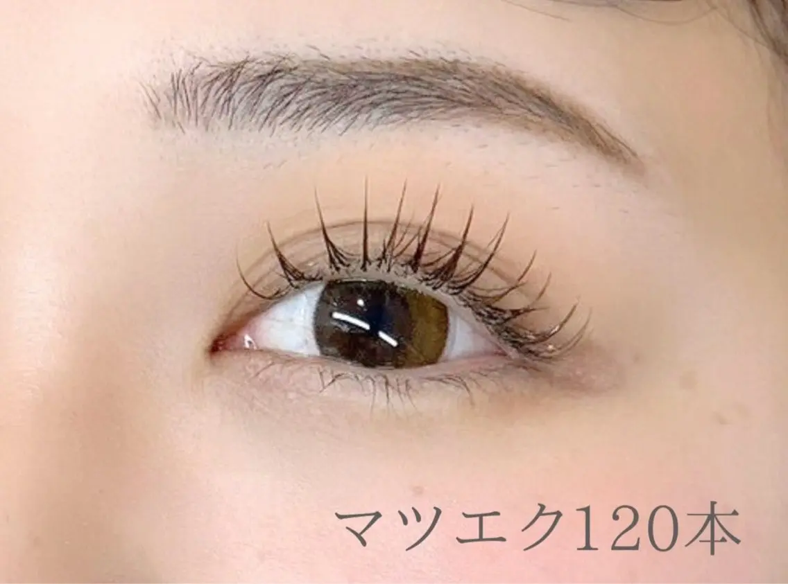 マツエク・マツパ バインドロック 束感まつ毛 フラットラッシュ ナチュラル パリジェンヌラッシュリフト YK• マツエクサロンのマツエク・マツパデザイン