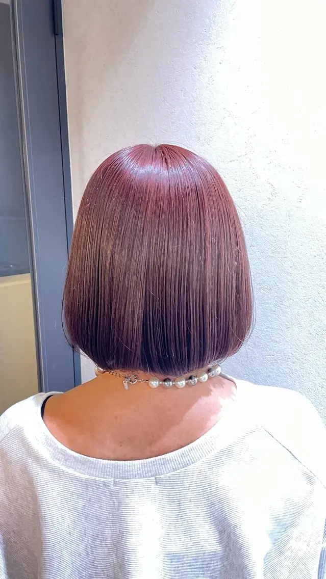カラー 銀座：似合わせカラー オリーブ🫒アレンジのヘアスタイル