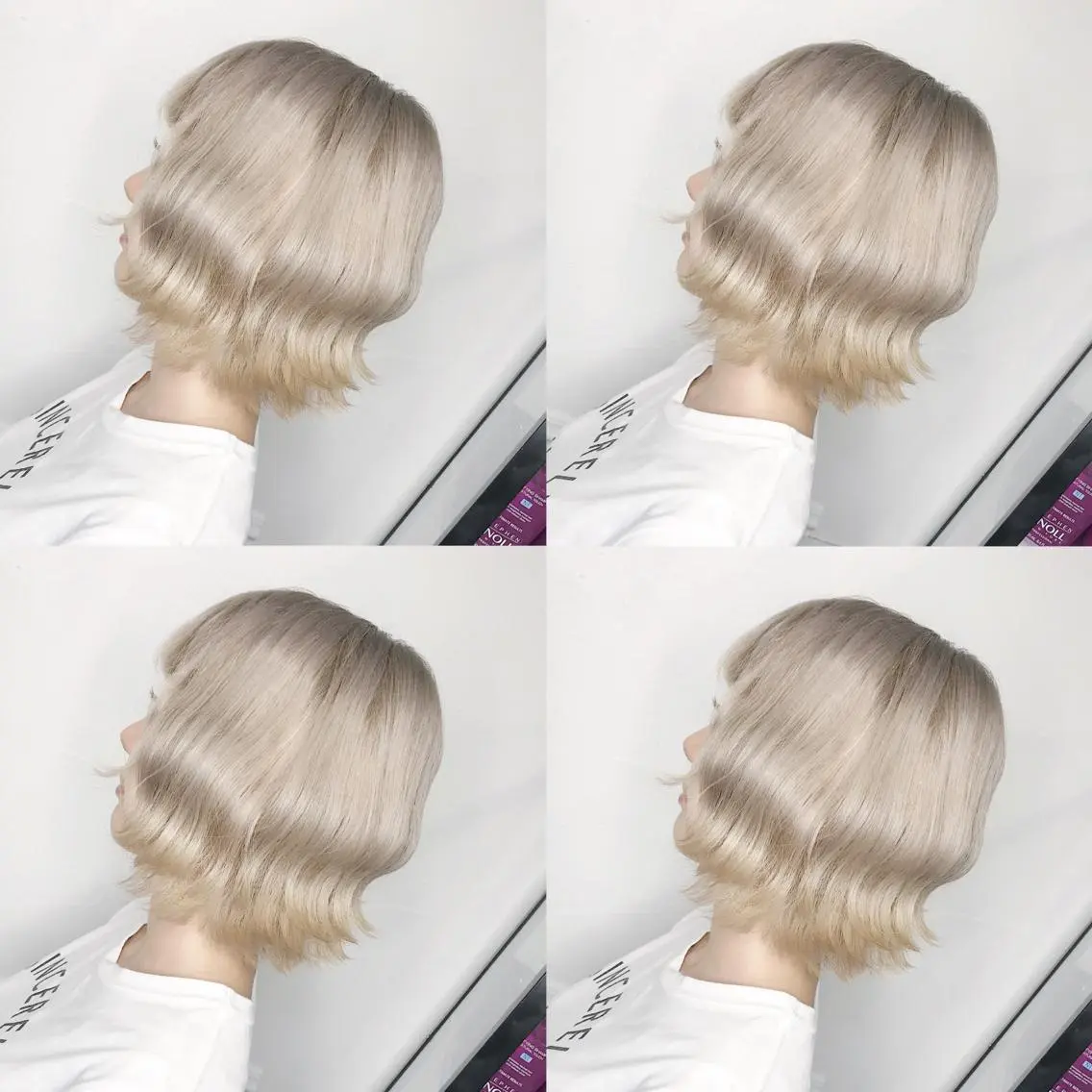 ショート カラー ヘアアレンジ トリートメント TAKUMAブリーチ /切りっぱなし🪽のヘアスタイル