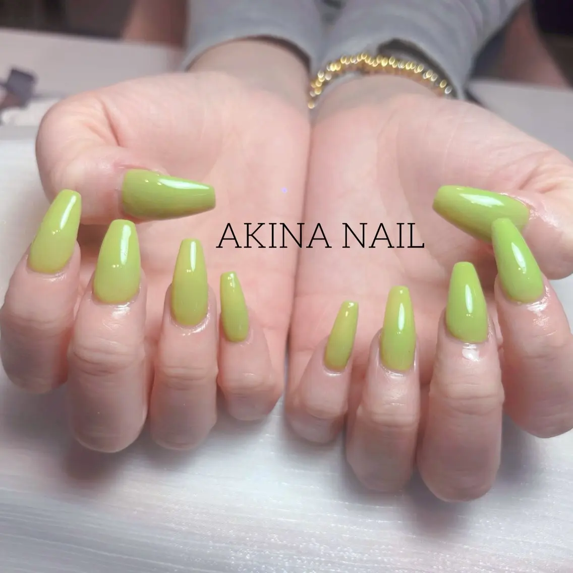 ロング ハンドネイル Akina Nail 亀戸のネイルデザイン