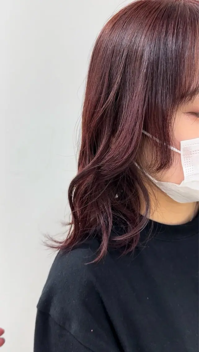 ショート カラー 艶髪 黄金比みくのヘアスタイル