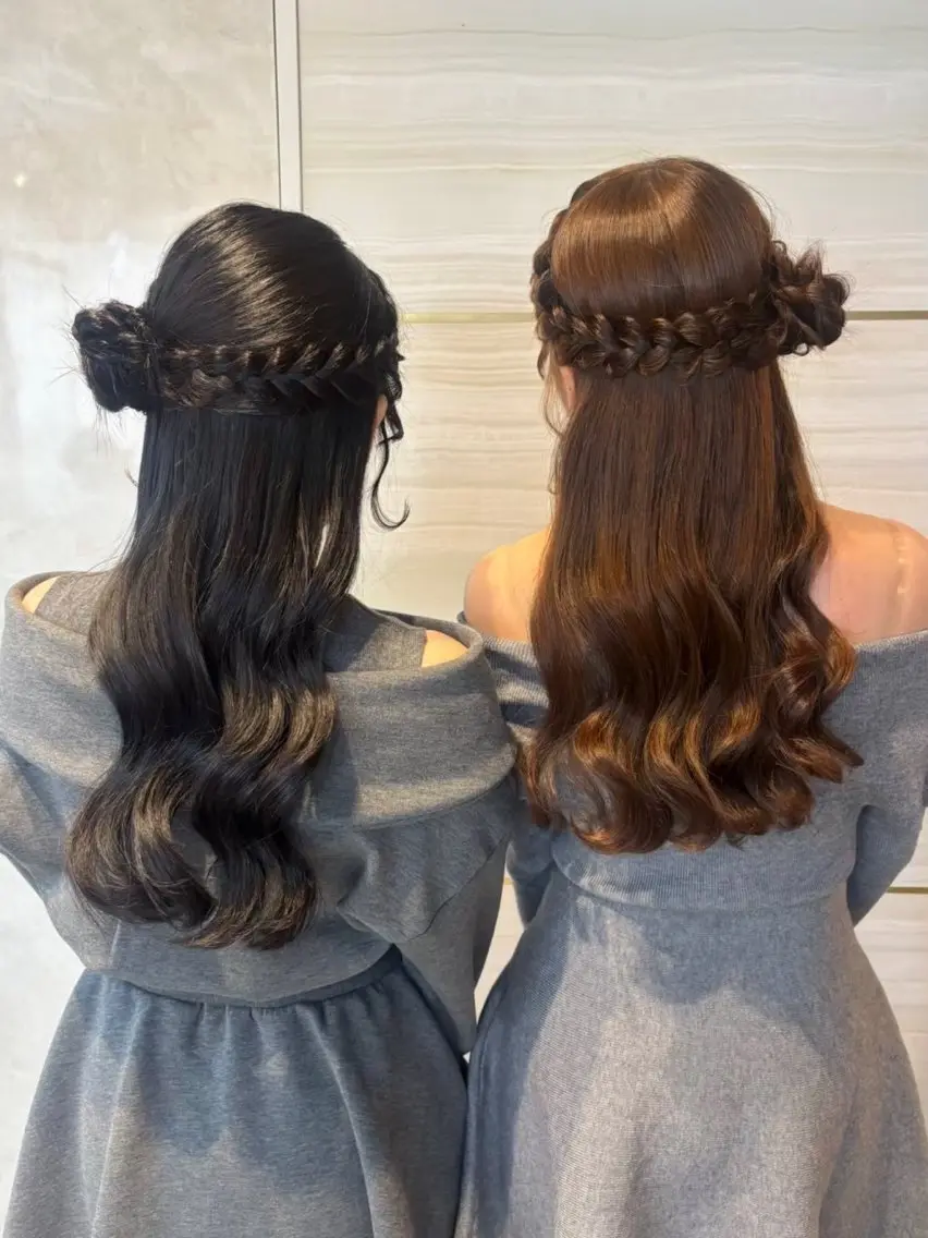 ロング ヘアアレンジ 🖤💄心葉💄🖤 /ワンカラー🪄のヘアスタイル