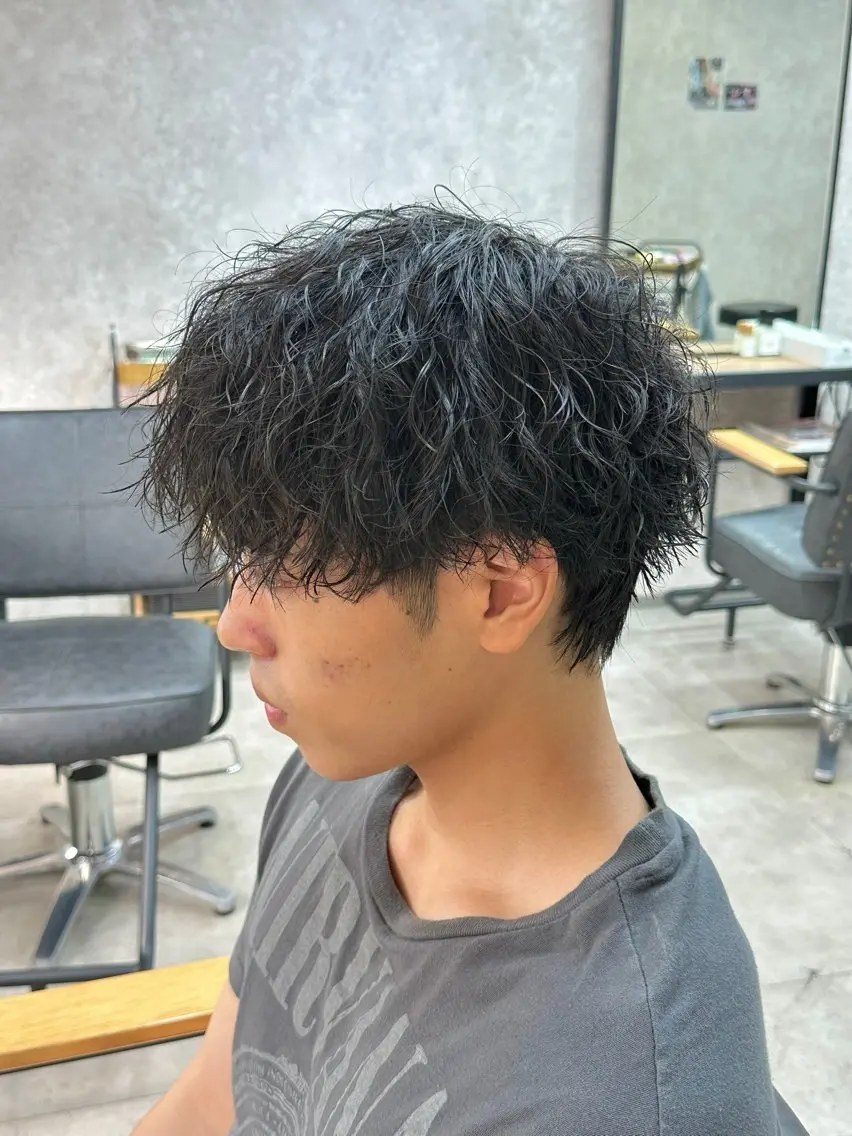 パーマ メンズ カット パーマ 【メンズ専門】中本 翔大のヘアスタイル