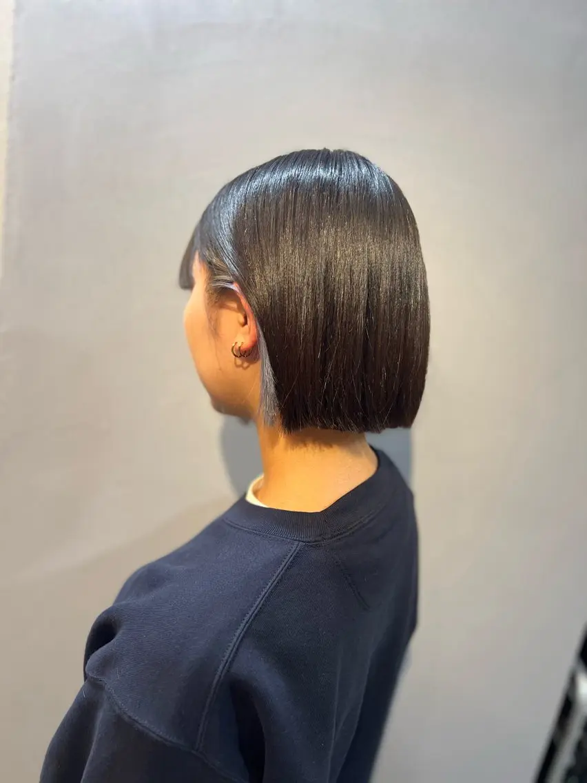 ショート カラー インナーカラー ボブ 神戸ボブ✂️ ioe三宮/田 伸佳のヘアスタイル