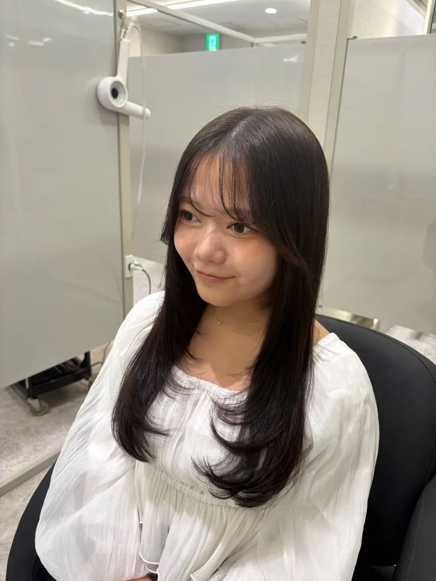 ロング カラー よしえ /心斎橋カットカラーのヘアスタイル