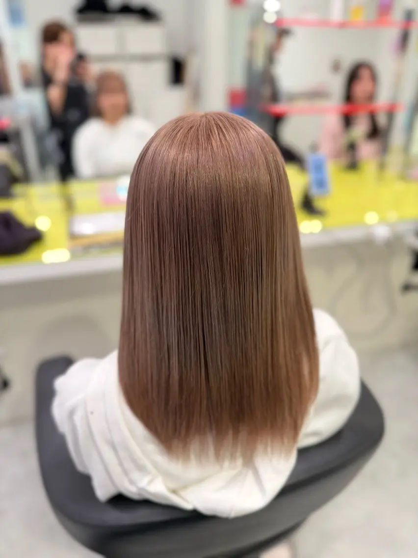 ロング カラー ヘアアレンジ 🦋艶出しワンカラー 🦋MASAKIのヘアスタイル