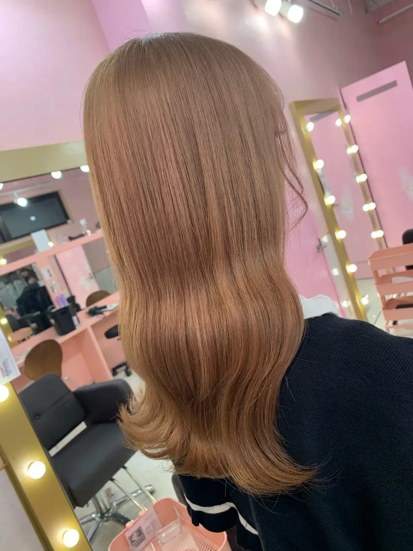 ロング カラー ヘアカラー トリートメント 甘ふわgirly🎀 ハイトーン🤍Ramのヘアスタイル