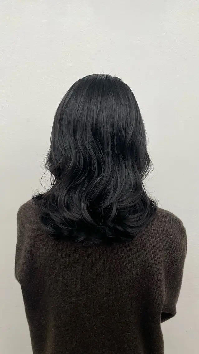 セミロング レイヤー/デジパ SAKIのヘアスタイル
