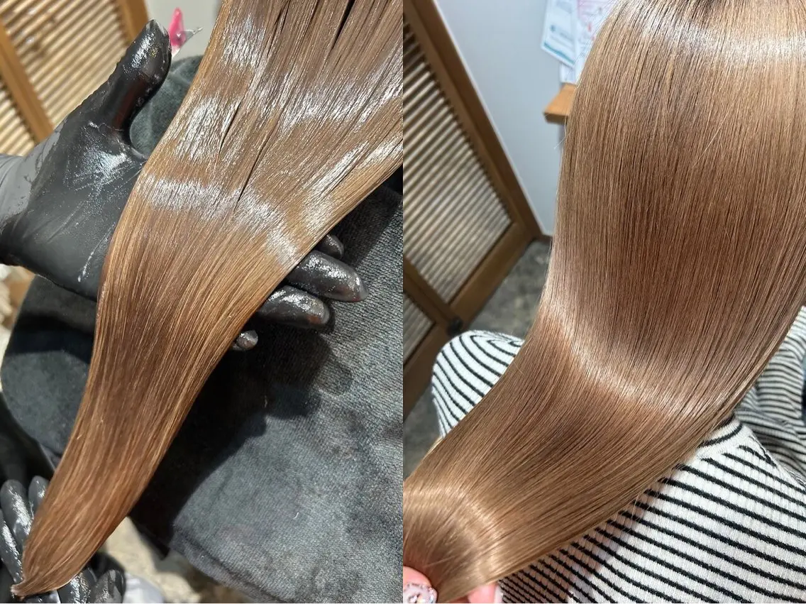 【新メニュー】似合わせカット+髪質改善水素カラー+髪質整形トリートメント¥28750→¥20200の写真