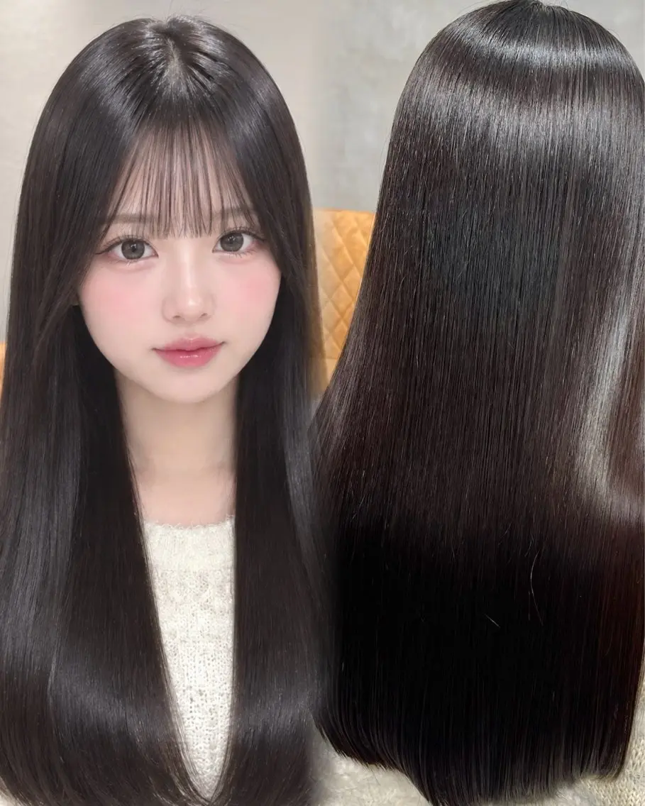 ロング カラー ヘアカラー トリートメント 透明感カラー💎 アレンジ🩰Rimiのヘアスタイル