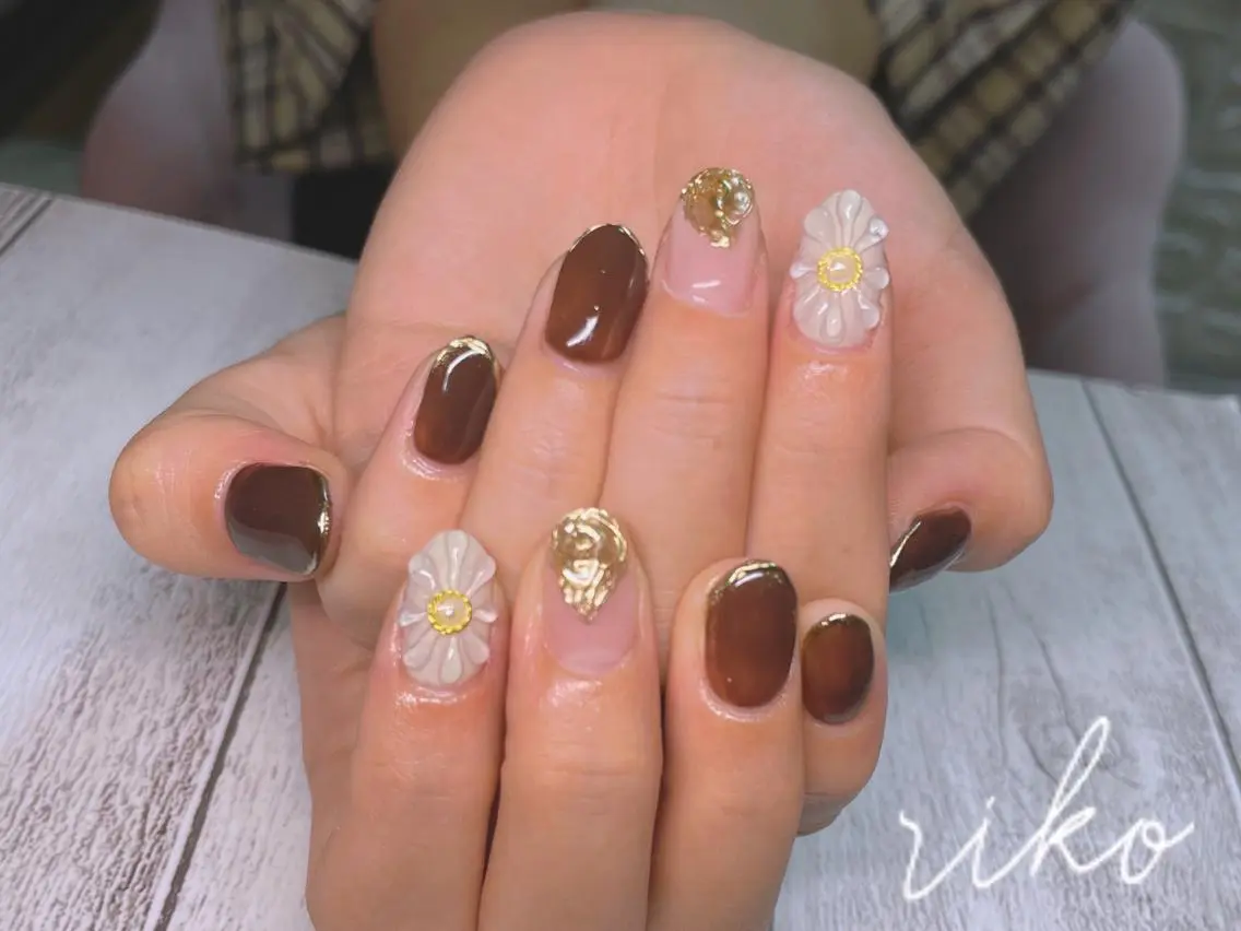 ネイル ハンドネイル riko nailのネイルデザイン