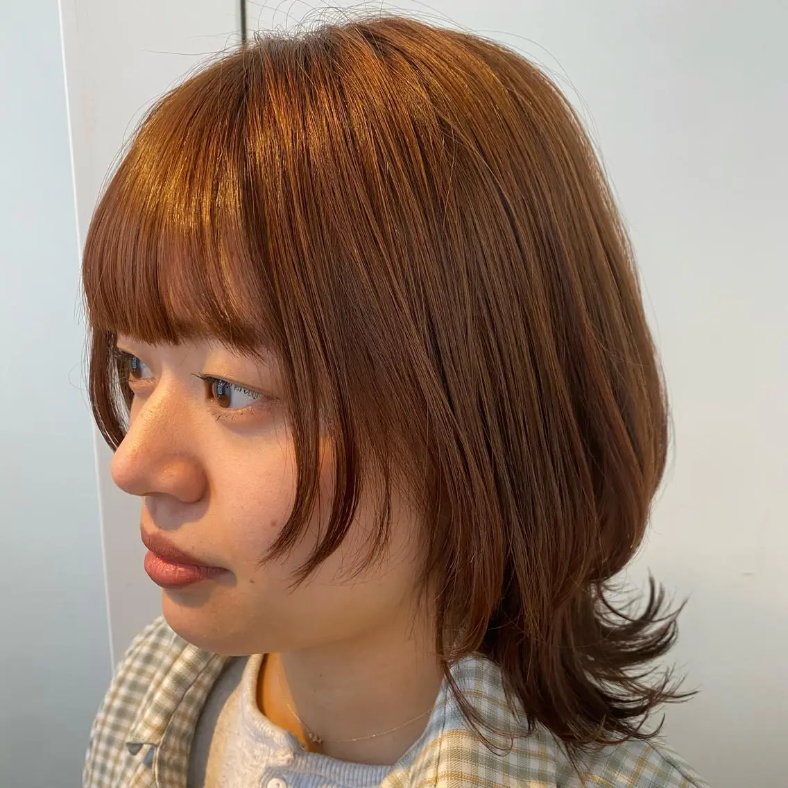 ミディアム ウルフカット カット ヘアカラー トリートメント GINZARay2 風本朱里🐥のヘアスタイル