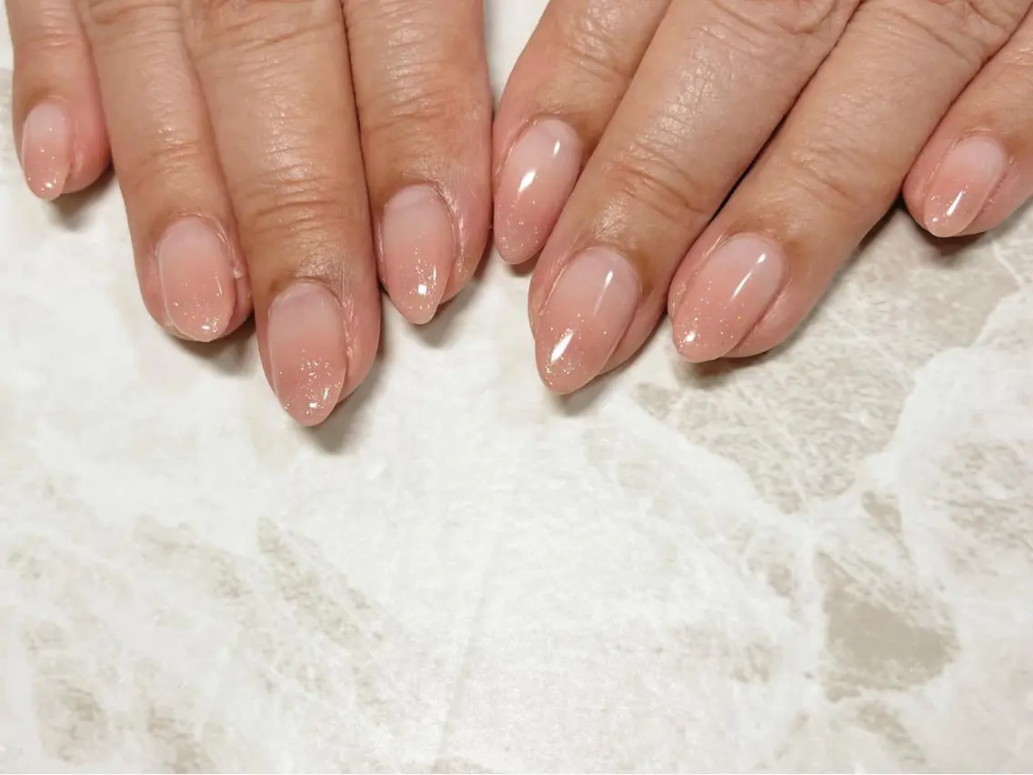 ネイル フットネイル グラデーション ニュアンスネイル シンプルネイル 春ネイル nail fufla ♡yamane♡のネイルデザイン