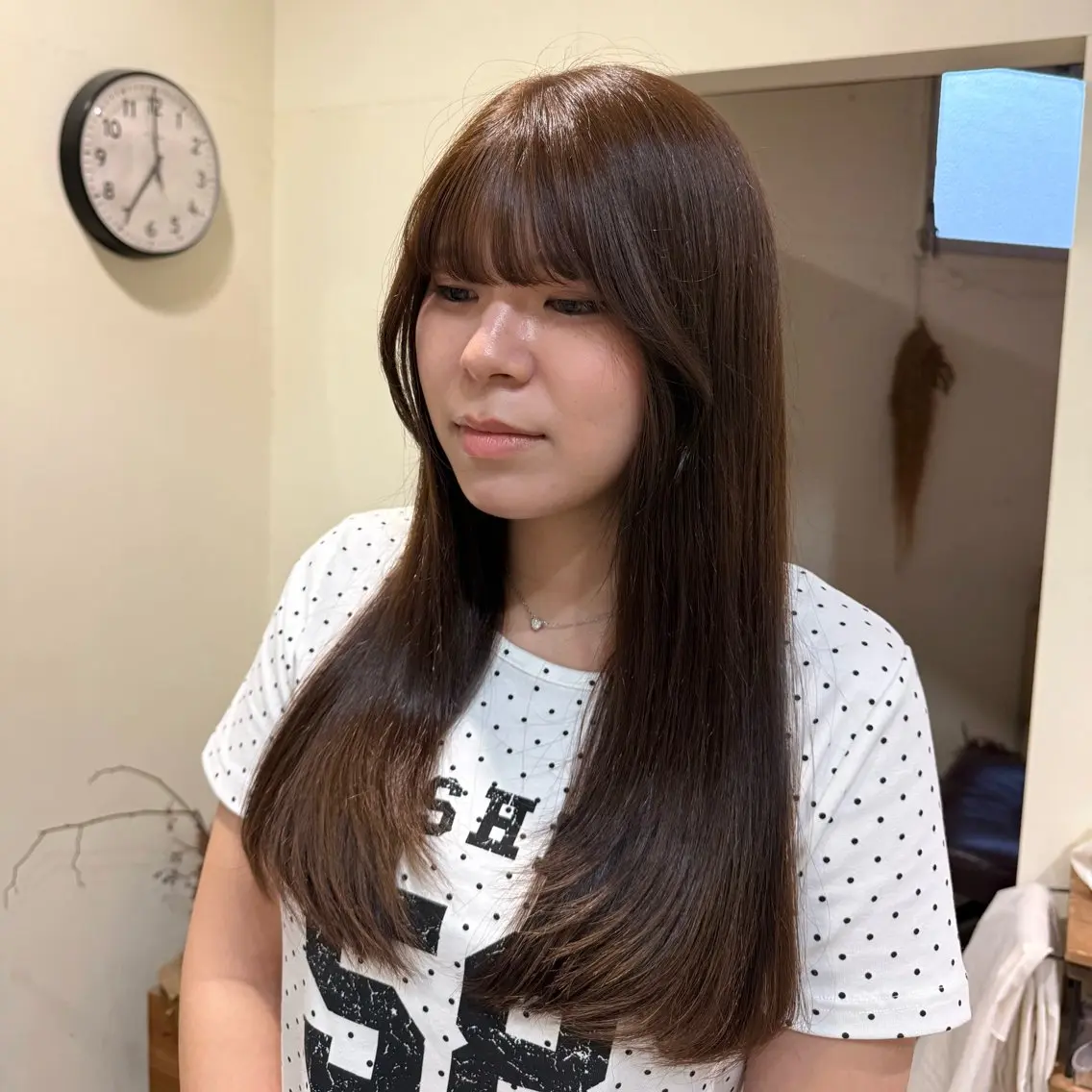 ロング カラー ヘアカラー 西脇 琉香のヘアスタイル