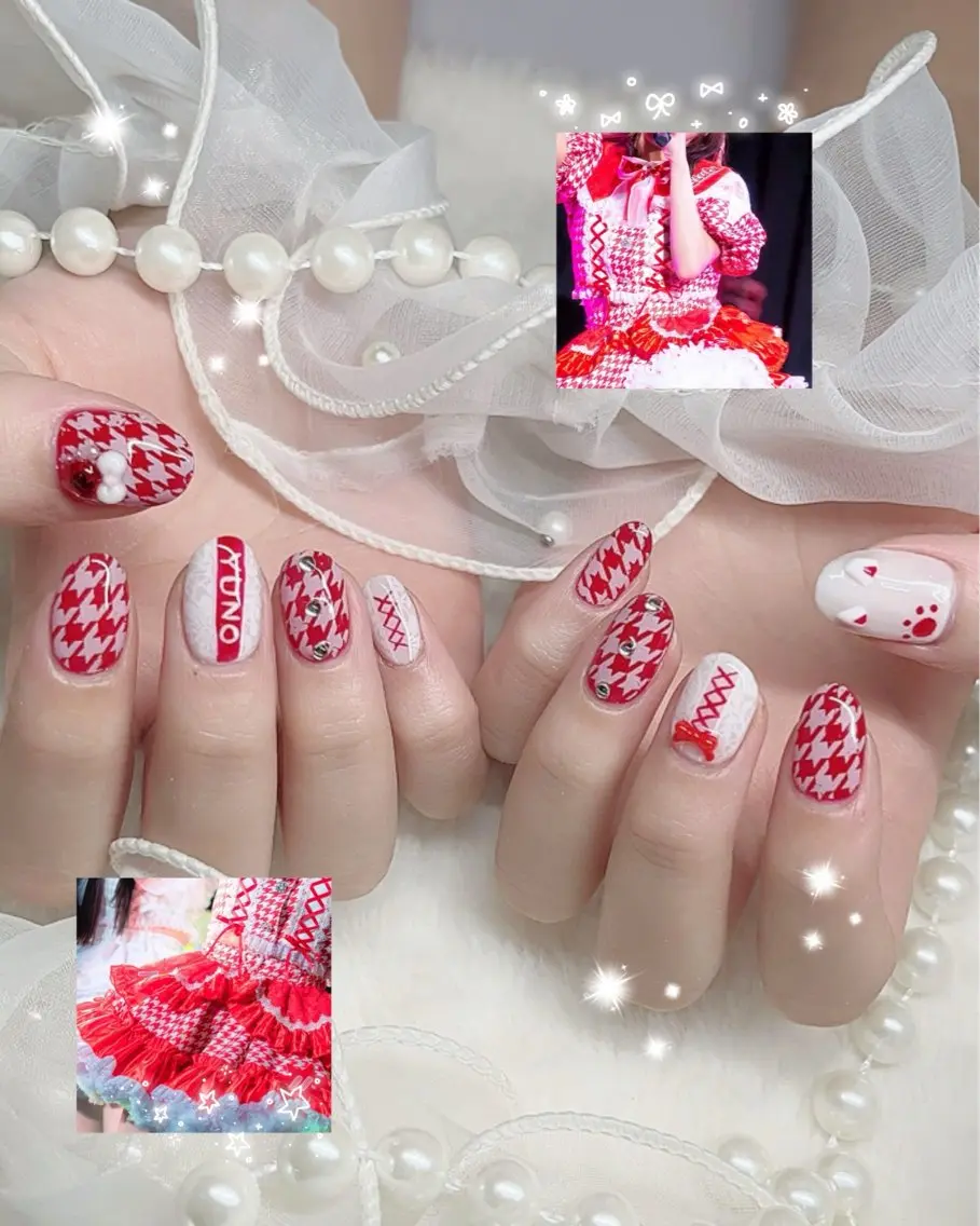 ネイル ハンドネイル AYU💅ワンホン& 推し活ネイル💕のネイルデザイン