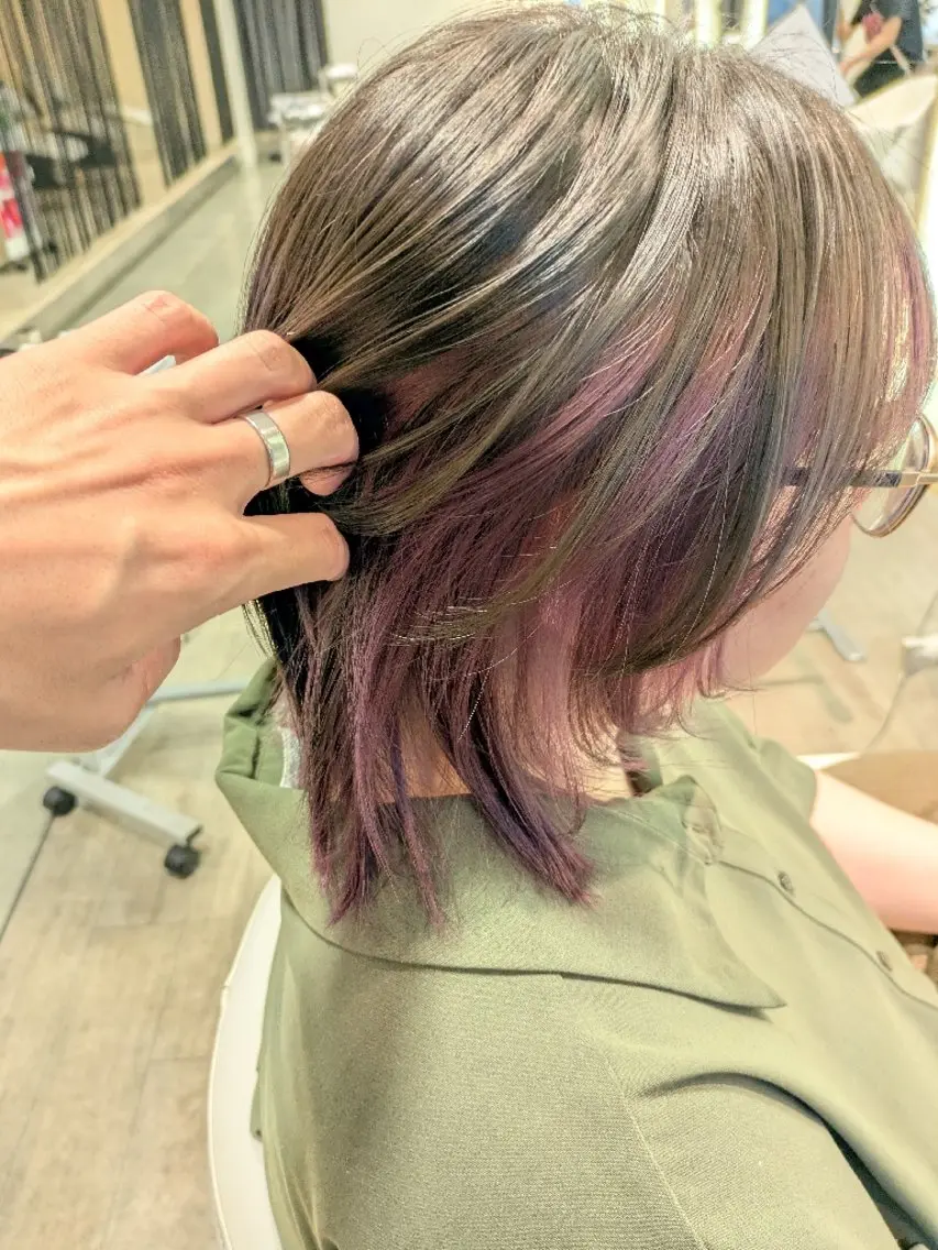ショート ヘアカラー トリートメント 小川 健治✨のヘアスタイル
