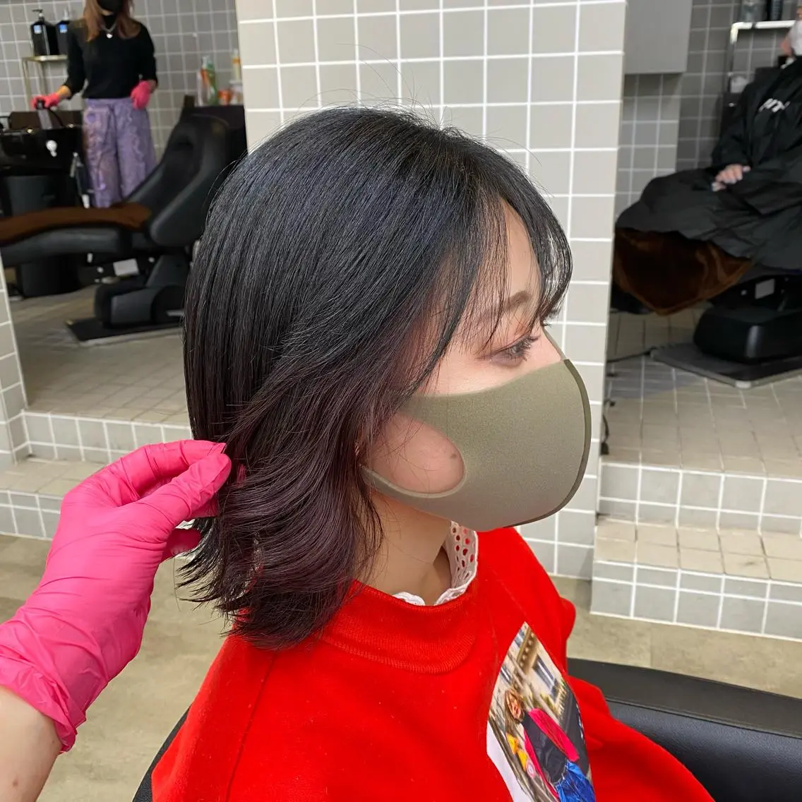 ショート カラー ヘアアレンジ メンズ マツエク・マツパ 🩵 JURI🩵のヘアスタイル