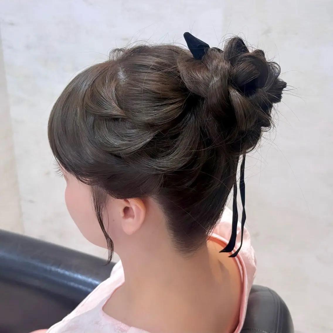 ロング ヘアアレンジ お団子ヘア ヘアセット みりゅう /ヘアメイク/美容師のヘアスタイル