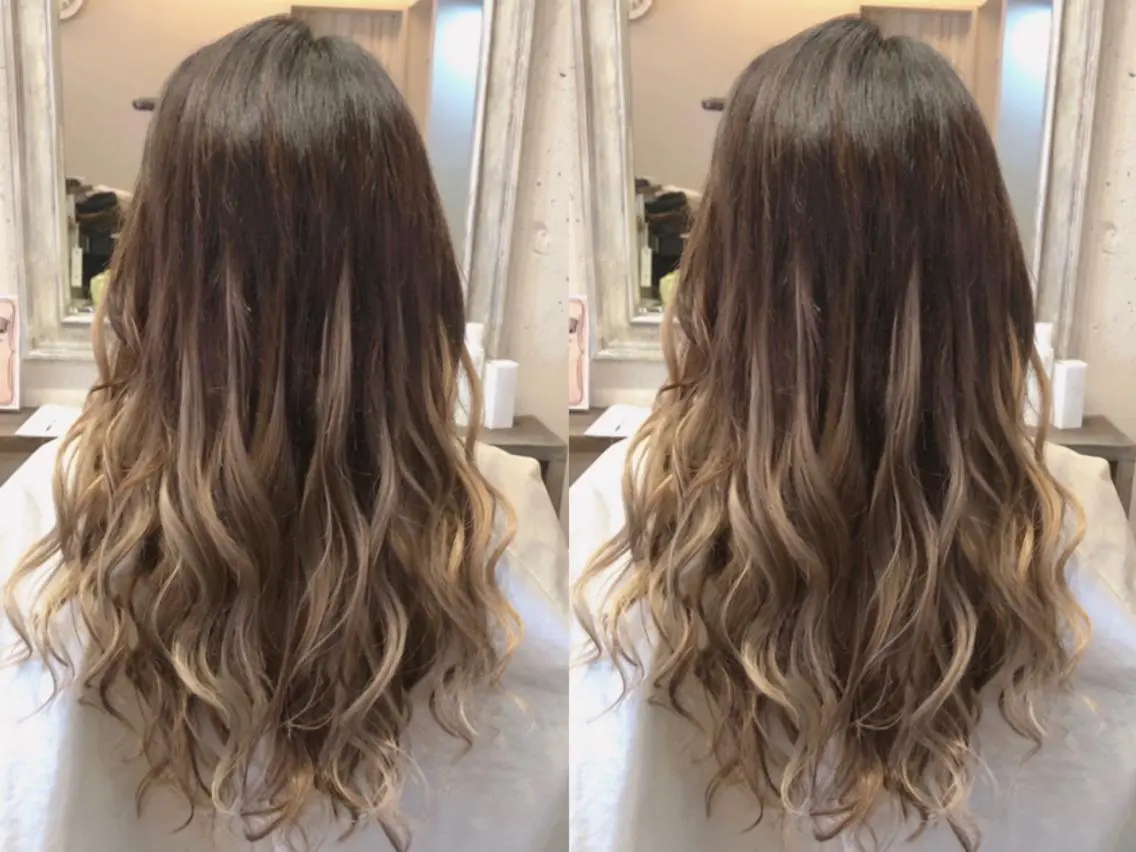 ロング GRANDE アオキのヘアスタイル