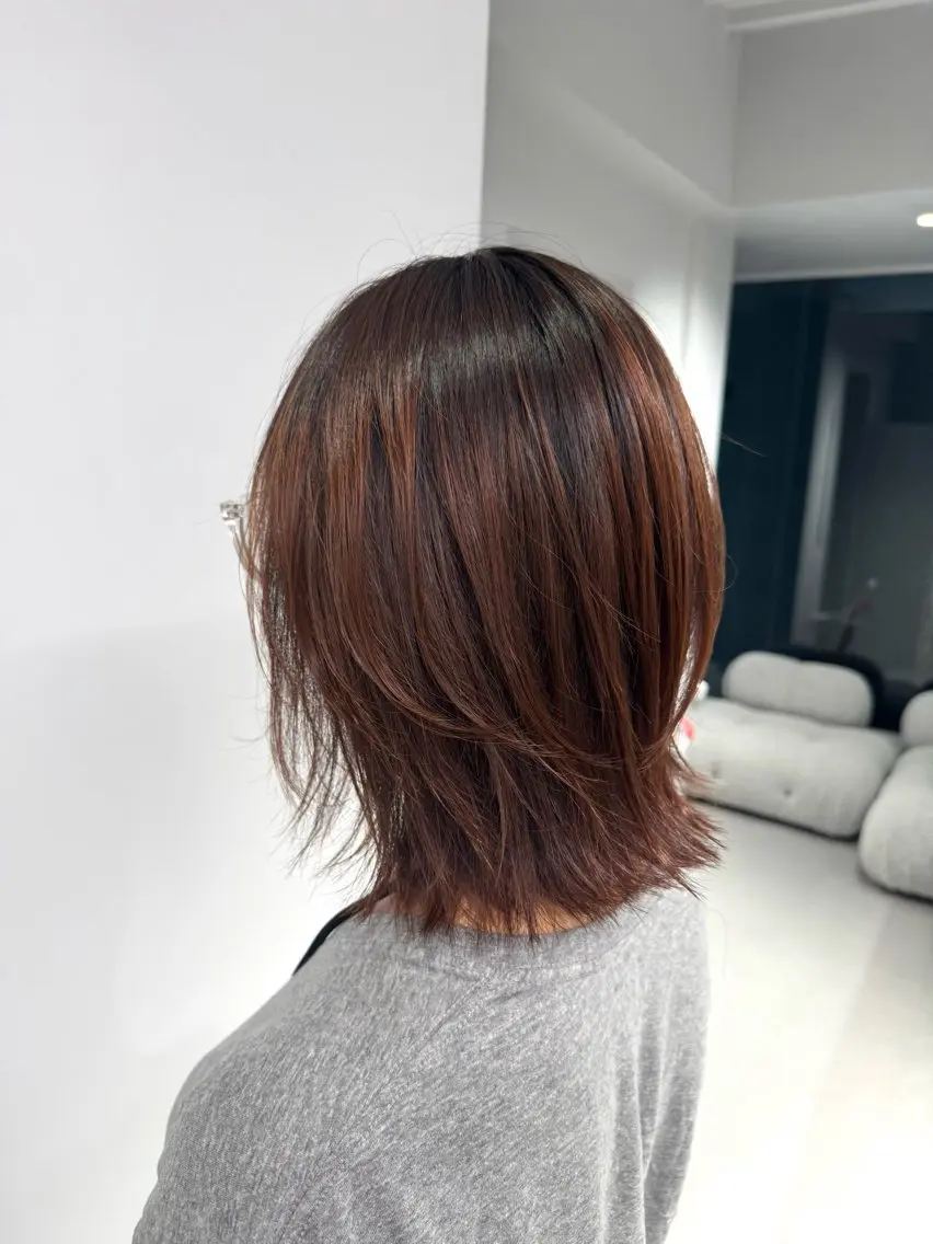 ミディアム MOOD,銀座 育海のヘアスタイル