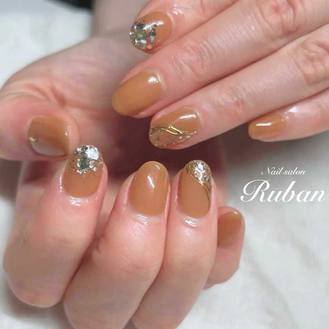ネイル ニュアンスネイル Nail salon Rubanのネイルデザイン
