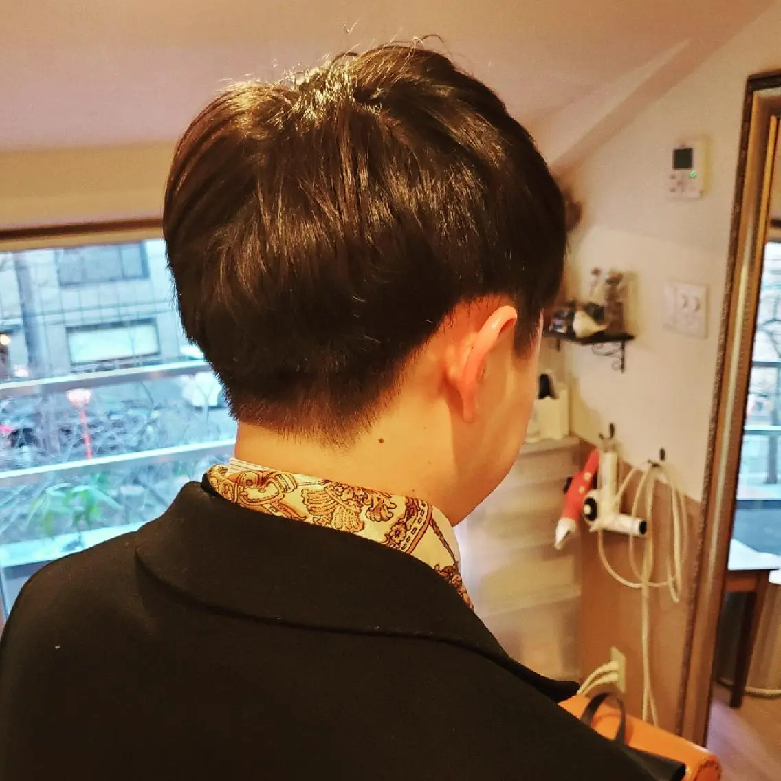 ショート メンズ メンズパーマ 外国人風カラー トリートメント カット ヘアカラー トリートメント spa hair ark 富井直美のヘアスタイル