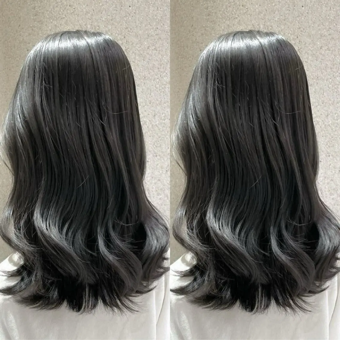 セミロング カラー 北九州美容室 💙まかな💙のヘアスタイル