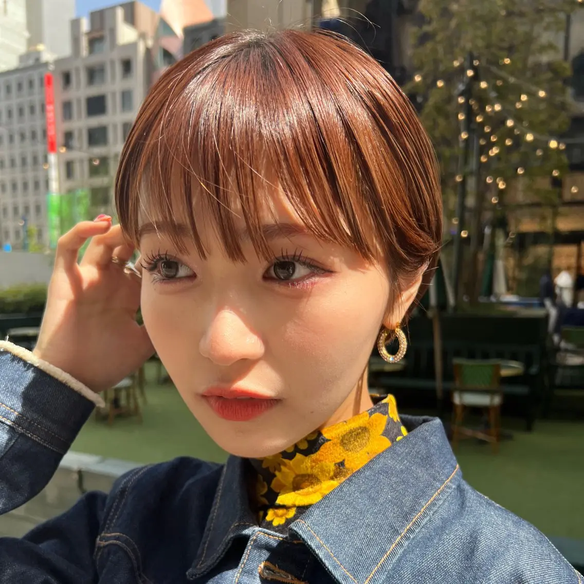 ショート カラー ヘアカラー Yamato 🩵のヘアスタイル