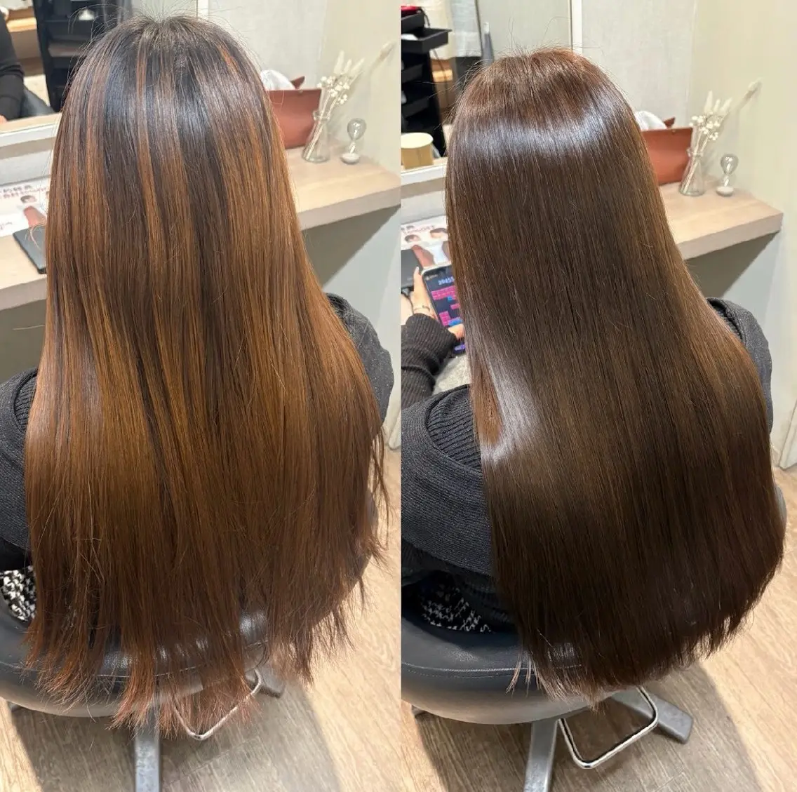 ロング ANDIAMO 栄 栞名のヘアスタイル