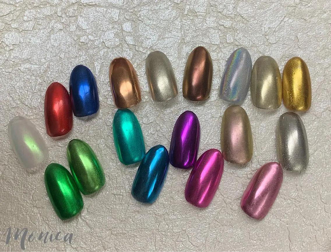 ネイル ミラーネイル nailsalon MONICAのネイルデザイン