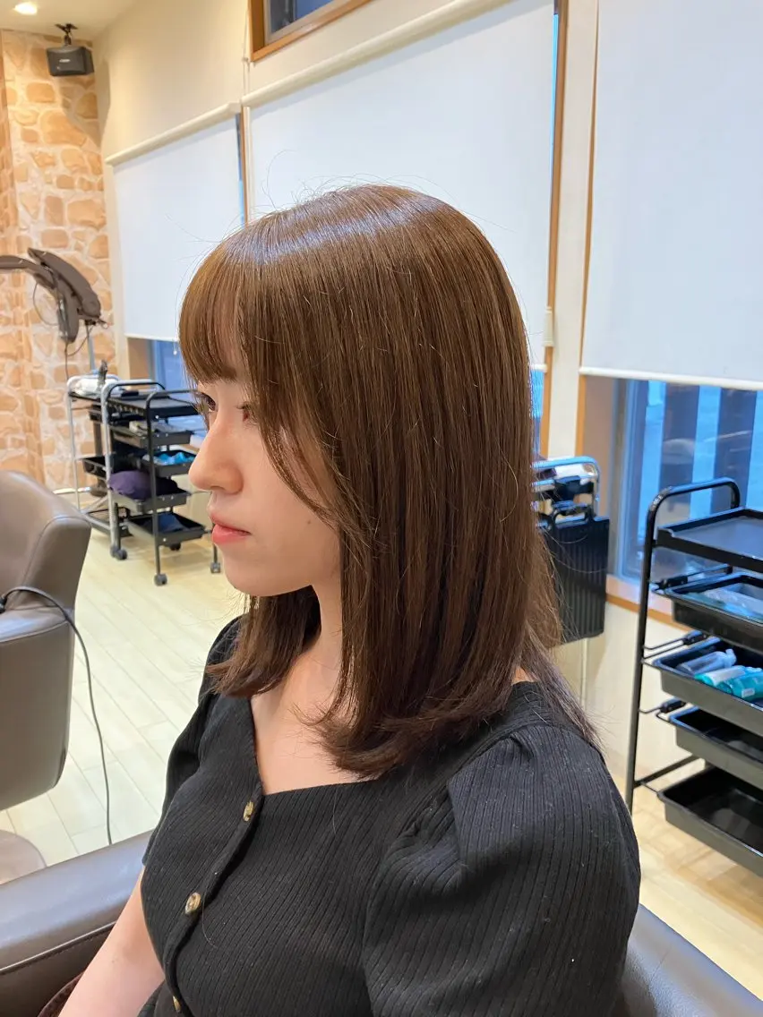 ♥ミニモ限定 ♥ 新規限定10%OFF似合わせカット&カラーコース(ヘッドスパ&トリートメント&シャンプーブロー)の写真